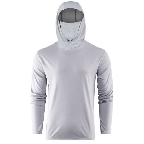 Grundéns Triko Tough Sun Masked Hoodie Mist