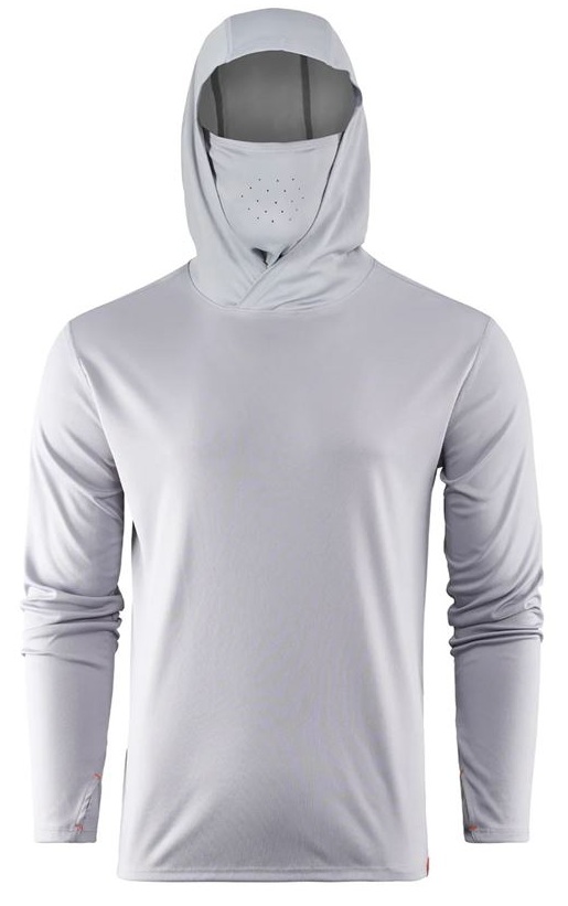 Grundéns triko tough sun masked hoodie mist - xxl