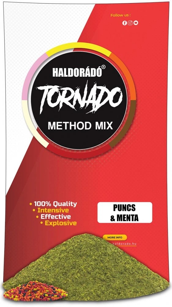 Haldorádó method mix tornado 500 g - punč mentol