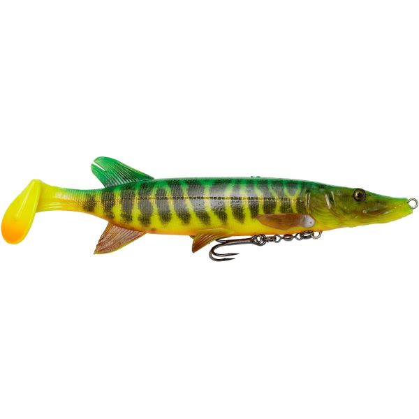 Savage Gear Gumová Nástraha 4D Pike Shad SS Fire Tiger 20 cm 65 g