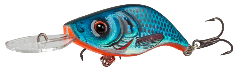 Salmo Wobler Sparky Shad Floating Brown Holographic Trout 4 cm (1)