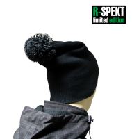 R-SPEKT Kulich pompom DUO beanie style černý (4)