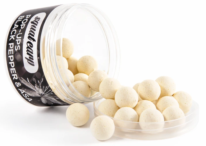 Levně Squat carp plovoucí boilies pop-up black pepper & asa 60 g - 16 mm