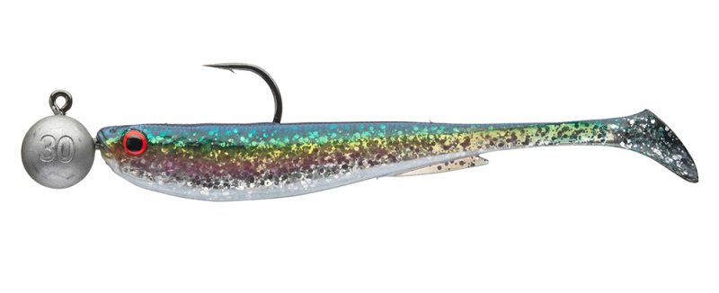 Daiwa gumová nástraha grandwave slim shady sea urume rigged - 16 cm