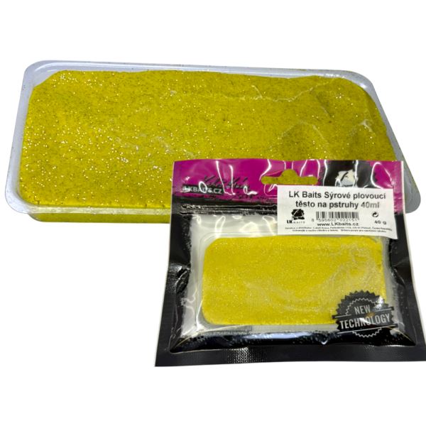 LK Baits Sýrové Plovoucí Těsto Na Pstruhy 40 ml