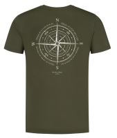 Korda Tričko Compass Tee Dark Olive - XL