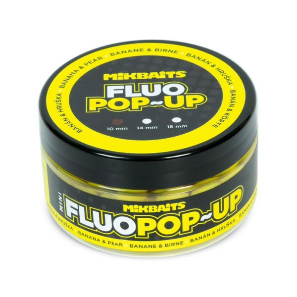 Mikbaits Mini Plovoucí Boilie Fluo 100 ml 10 mm