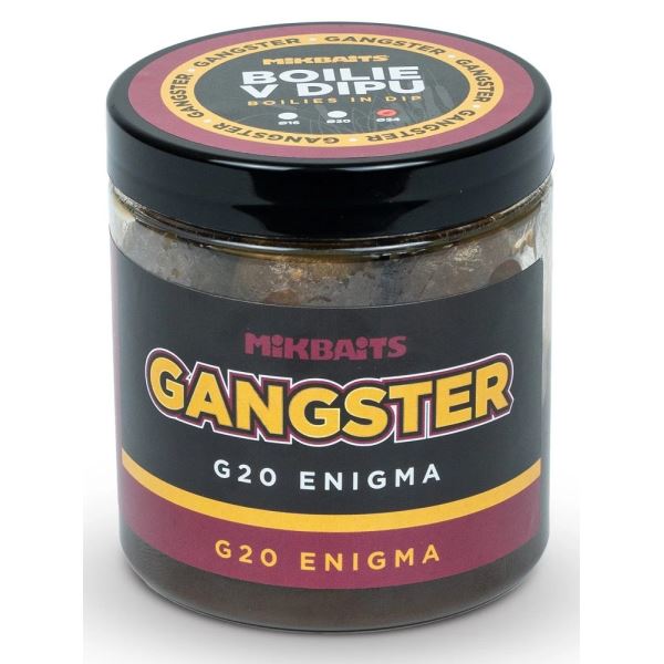 Mikbaits Boilie V Dipu Gangster G20 Enigma 250 ml