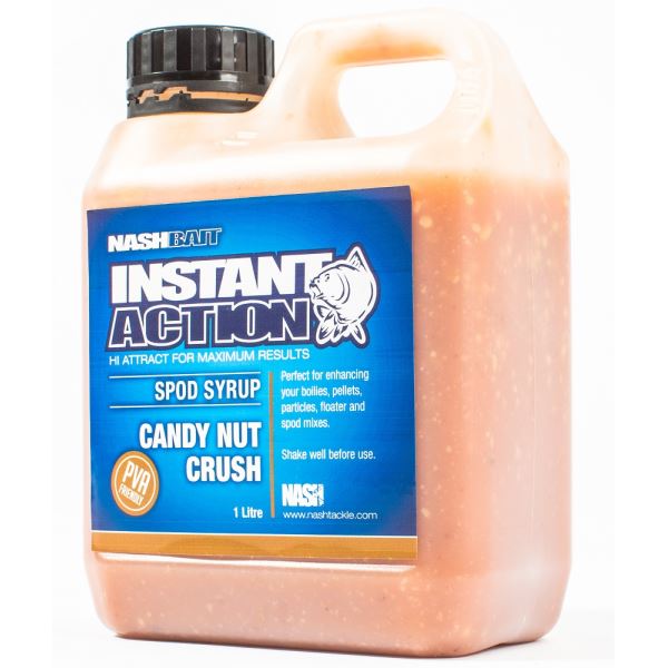 Nash Syrup Instant Action Spod Syrups Candy Nut Crush 1 l