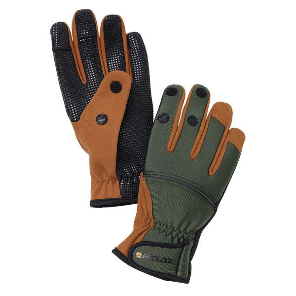 Prologic Rukavice Neoprene Grip Glove Green Black