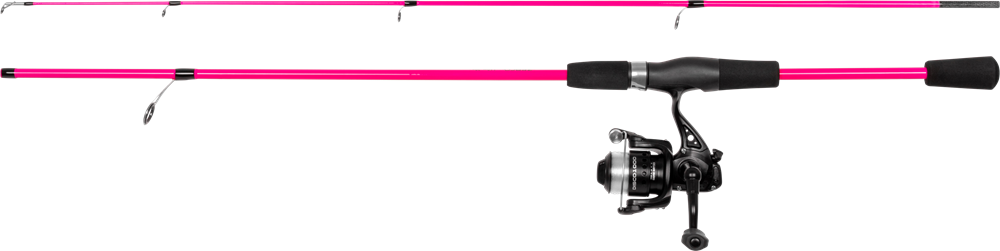 Levně Zebco prut s navijákem disco combo pink 1,6 m 30 g 2-díl