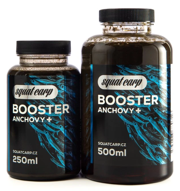 Levně Squat carp booster anchovy+ - 250 ml