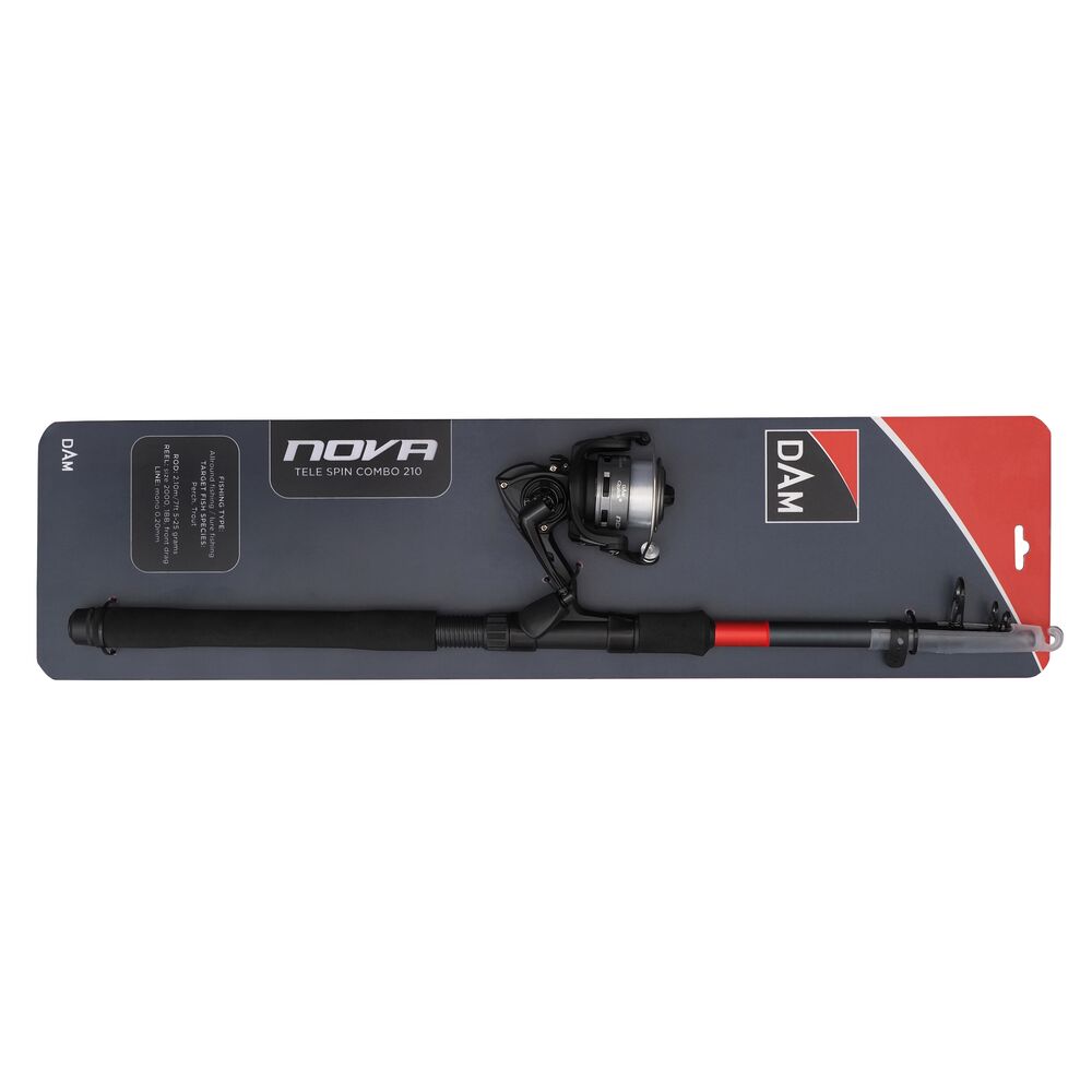 Dam prut nova tele spin combo 2,7 m 10-30 g + naviják 3000 fd