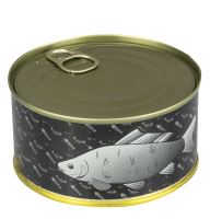 Textilní opasek s kovovou přezkou Kapr - Černý - Dárkové balení (2)