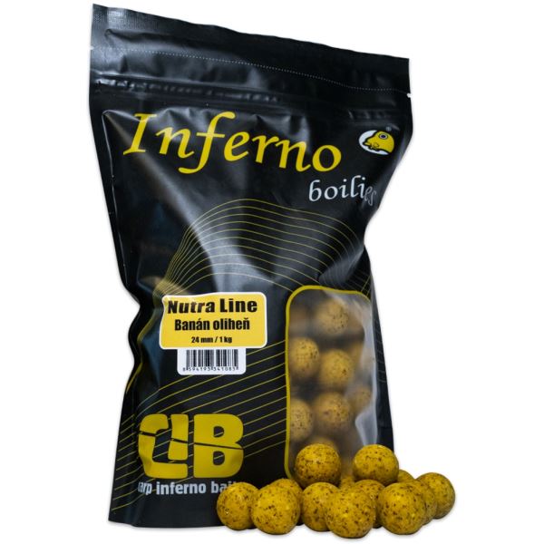 Carp Inferno Boilies Nutra Line Banán Oliheň