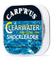 Carp´R´Us Clearwater Shockleader 20 m crystal Nosnost 50 lb Carp´R´Us Clearwater Shockleader 20 m crystal Nosnost 50 lb