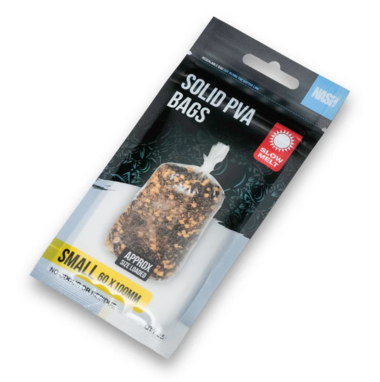 Levně Nash pva sáčky solid pva bags slow melt - small