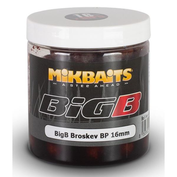 Mikbaits Boilies V Dipu BigB Broskev Black Pepper 250 ml