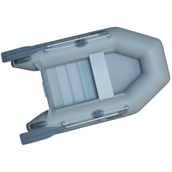 Sportex Nafukovací Čluny SHELF 200F Lamelová Podlaha s Úchyty FASTEN Šedý 1x Lavička