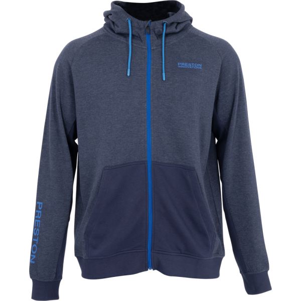 Preston Innovations Mikina Navy Tide Zip Hoodie