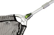 Giants Fishing Podběrák Strong Alu Rubber Landing Net 2,2 m 60x60 cm (1)