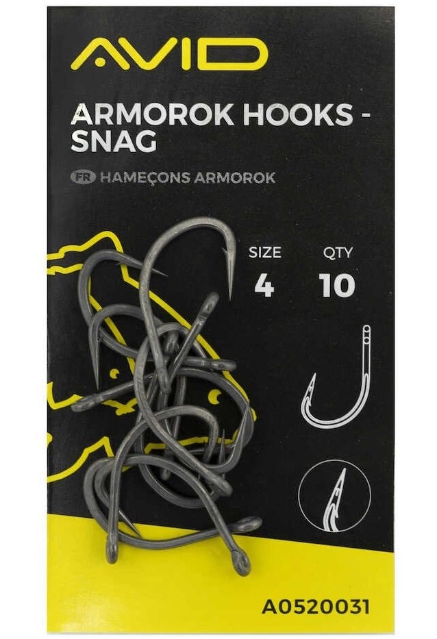 Levně Avid carp háčky armorok hooks snag - 2