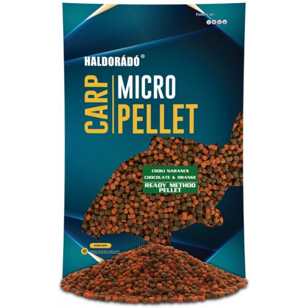 Haldorádó Pelety Method Ready Micro Pellet Čokoláda Pomeranč 600 g