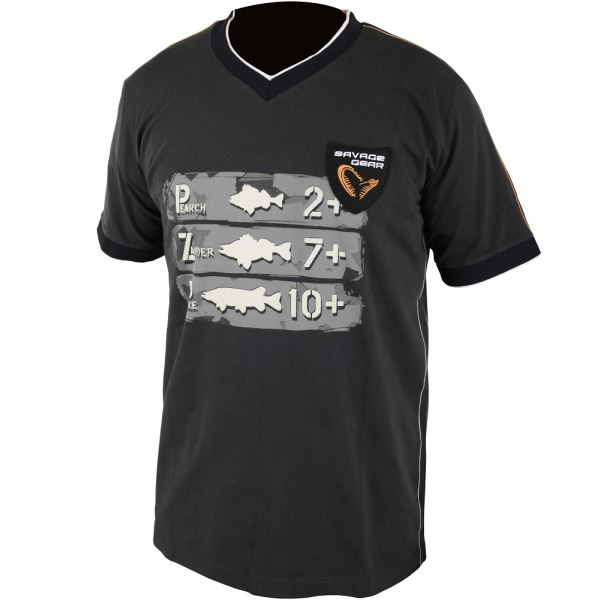 Savage Gear Triko Freshwater Tee Short Sleeve - Velikost S