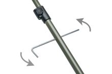 Mivardi Deštník Session Umbrella XL+ Sada Stabilizačních Tyčí Hardcore Session (8)