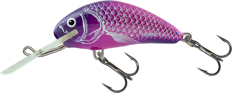 Levně Salmo wobler hornet floating uv purple - 3,5 cm 2,2 g