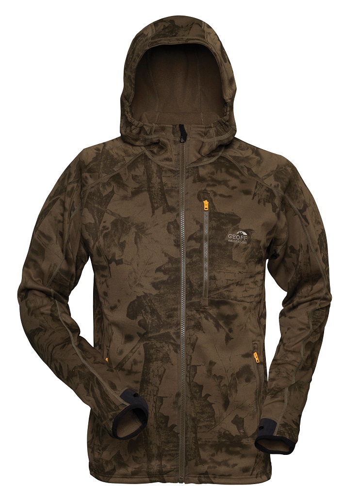 Geoff anderson bunda z mikro fleece hoody 3 leaf-velikost xxl