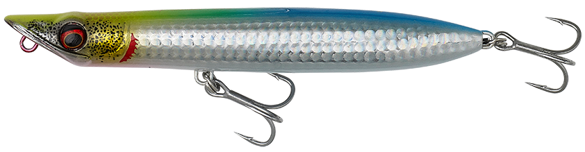 Levně Savage gear wobler slap walker floating yellow green blue - 12,5 cm 20 g