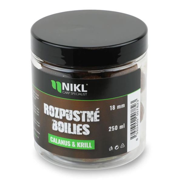 Nikl Rozpustné Boilies Calanus & Krill 250 ml