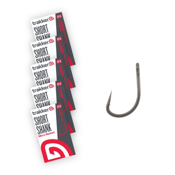 Trakker Háčky Short Shank Hooks Micro Barbed