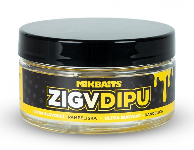 Levně Mikbaits plovoucí boilie v dipu zig ultra pampeliška 15 mm