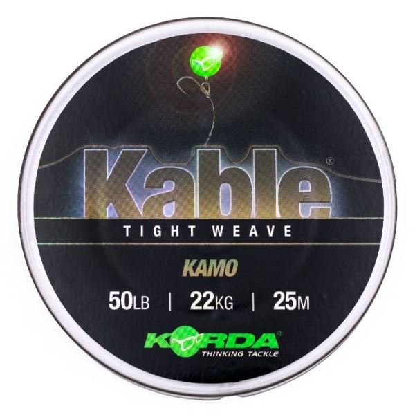 Korda Olověná Šňůra Kable Tight Weave 7 m