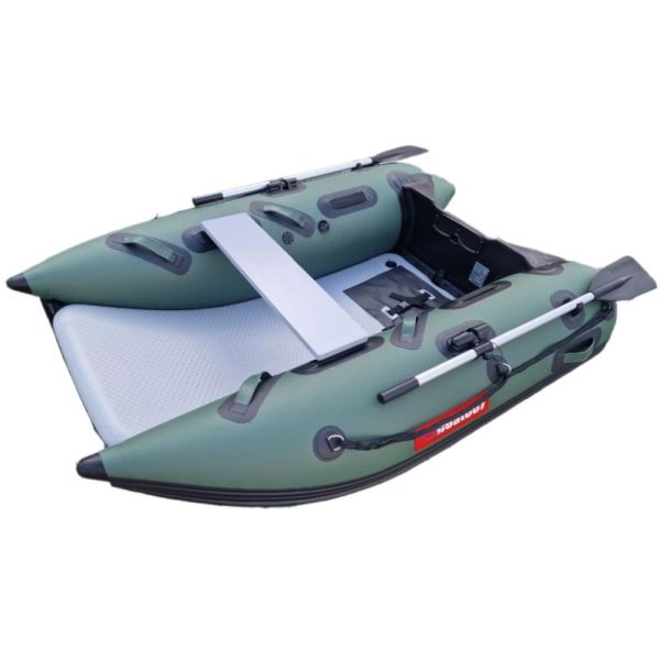 Boat007 Nafukovací Člun Katamarán Zelený 240 cm