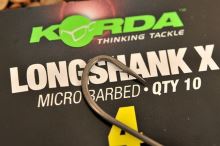Korda Háčky Long Shank X 10 ks - Velikost 2