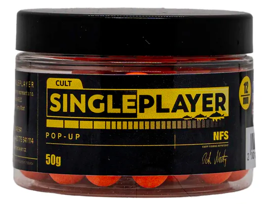 Levně Singleplayer plovoucí boilies pop-up boilies nfs 50 g - 16 mm