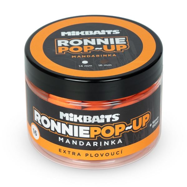 Mikbaits Plovoucí Boilie Ronnie Mandarinka 150 ml