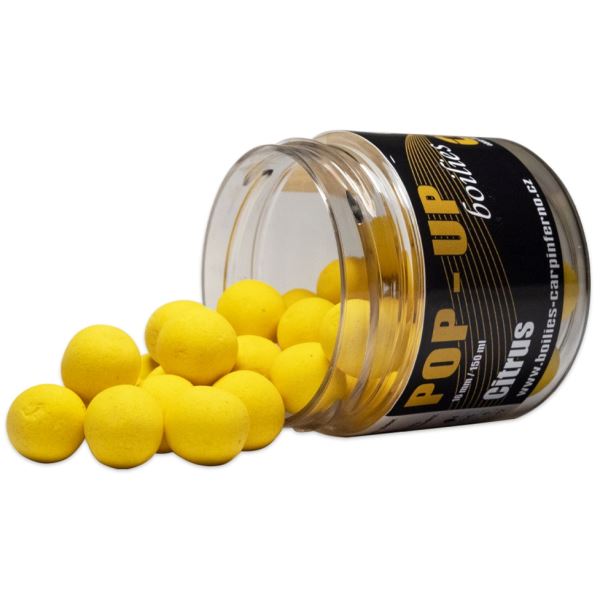 Carp Inferno Pop Up Boilies 150 ml 16 mm Citrus