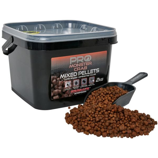 Starbaits Pelety Pro Monster Crab Mixed 2 kg