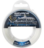 Savage Gear Fluorocarbon Super Hard Clear - 45 m 0,77 mm 25,7 kg