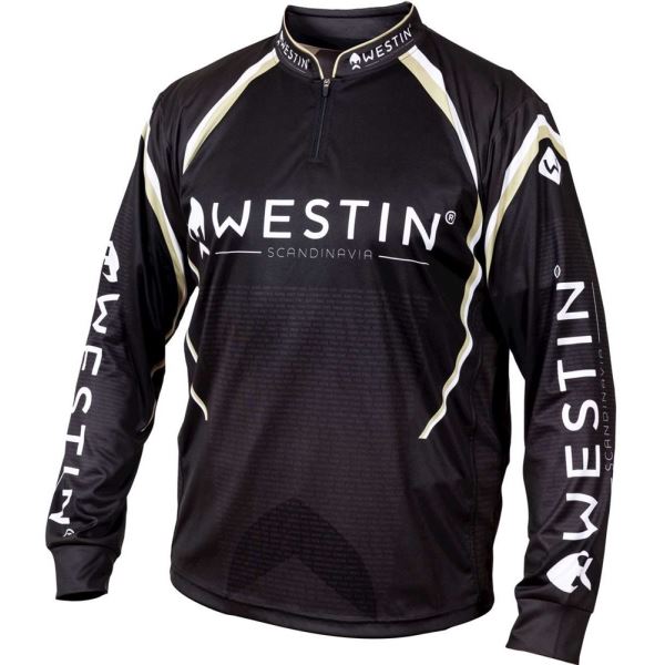 Westin Funkční Triko s Dlouhým Rukávem Tournament Shirt Black/Grey