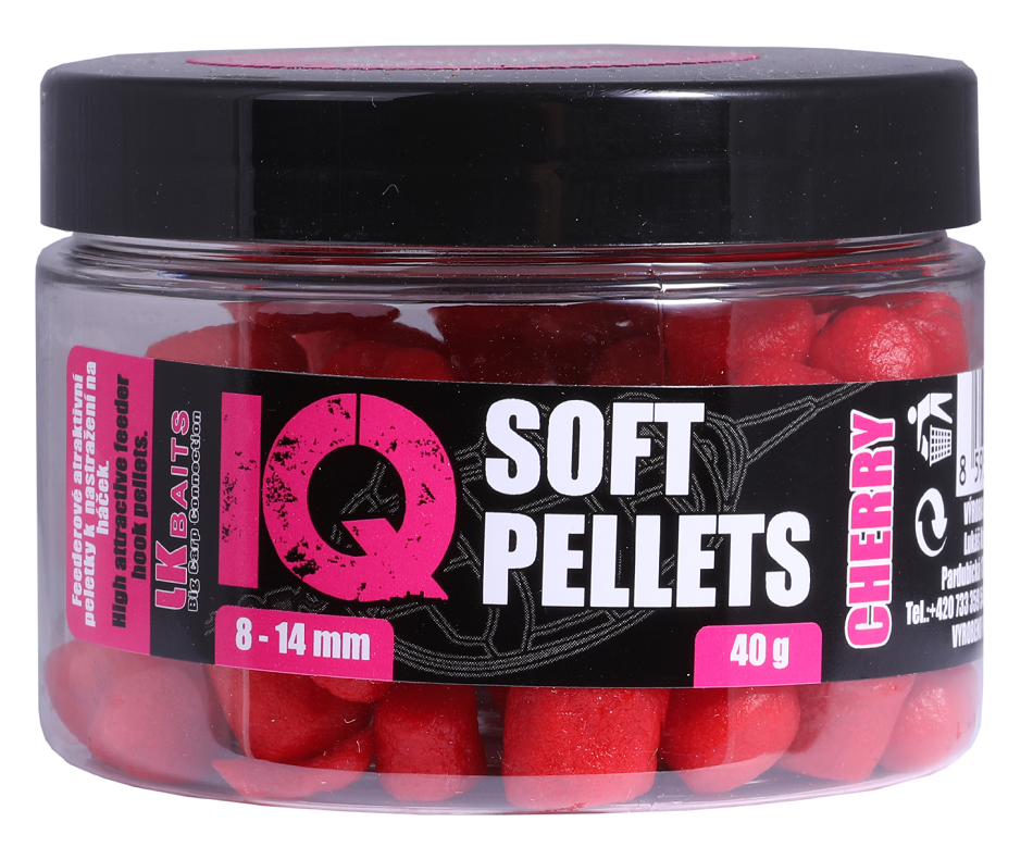 Levně Lk baits pelety iq method feeder soft pellets cherry