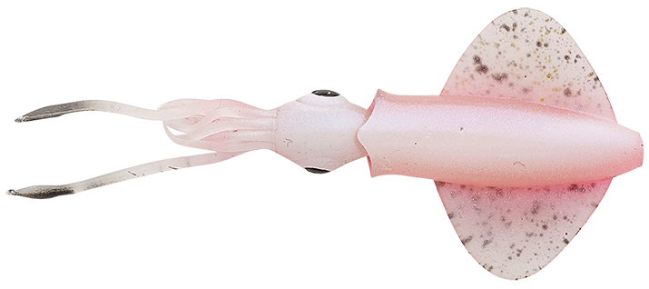 Levně Savage gear swim squid lrf pink glow 5 ks 5 cm 0,8 g