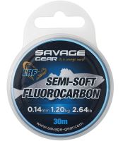 Savage Gear Fluorocarbon Semi Soft LRF Clear 30 m - 0,17 mm 1,86 kg