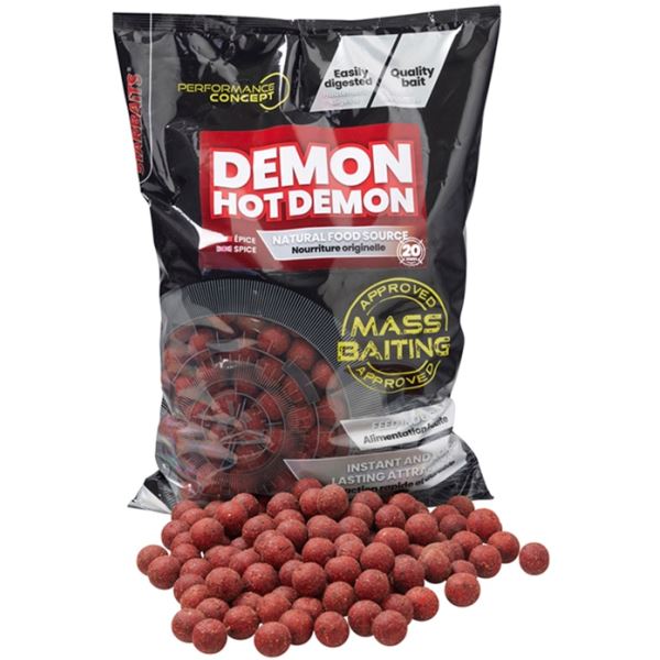 Starbaits Boilies Mass Baiting Hot Demon 3 kg