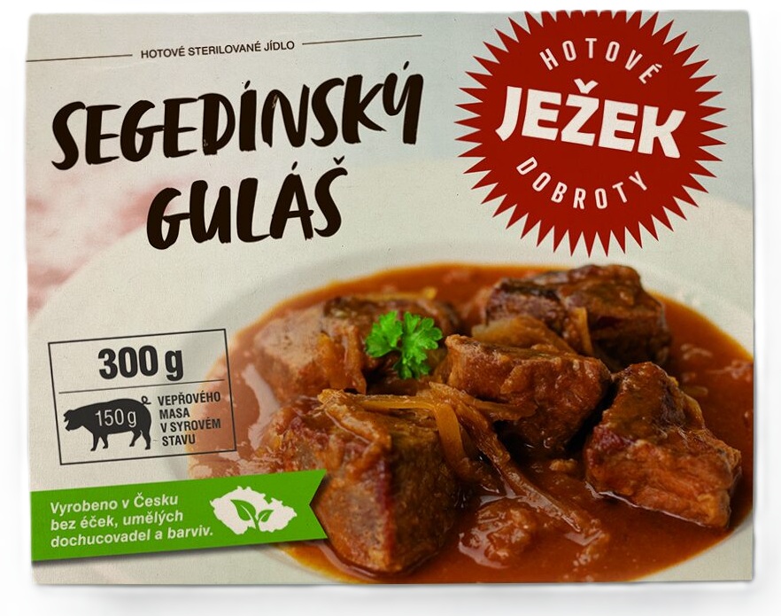 Levně Ježkovy krabičky segedínský guláš 300 g
