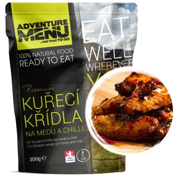 Adventure Menu Kuřecí Křídla Na Medu A Chilli 300 g